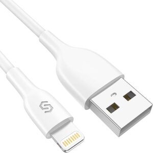 Syncwire iPhone Charger Lightning Cable - 3.3Ft [Apple Mfi Certified] Fast Charging & Syncing Apple Charger Cord for iPhone15 14 13 12 11 XS Max XR X 8 Plus 7 Plus 6S 6 Plus Se 5, iPad iPod - White